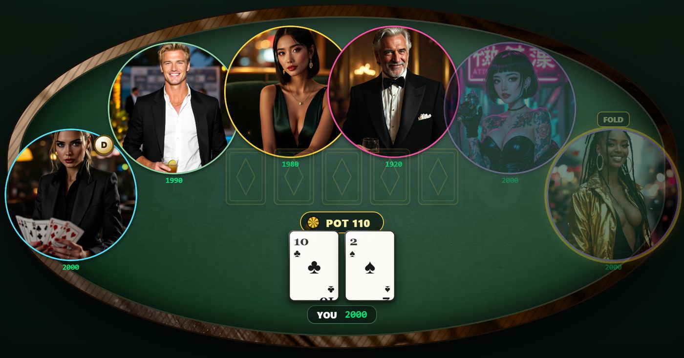 Gambino Hold'em table